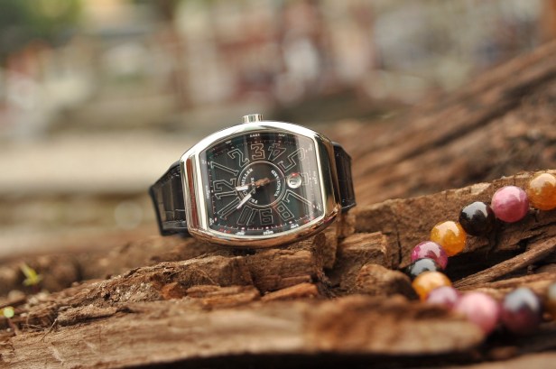 Đồng hồ Franck Muller Vanguard V41 nam SC DT Stell mặt đen