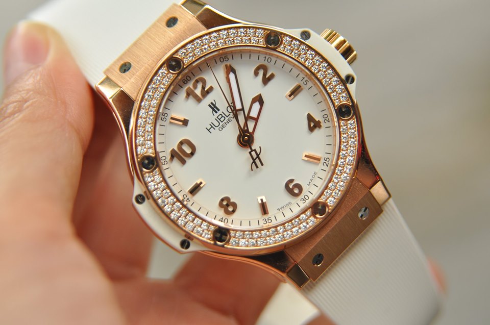 Đồng hồ Hublot Big Bang Rose Gold Diamond size 39 full box 2018